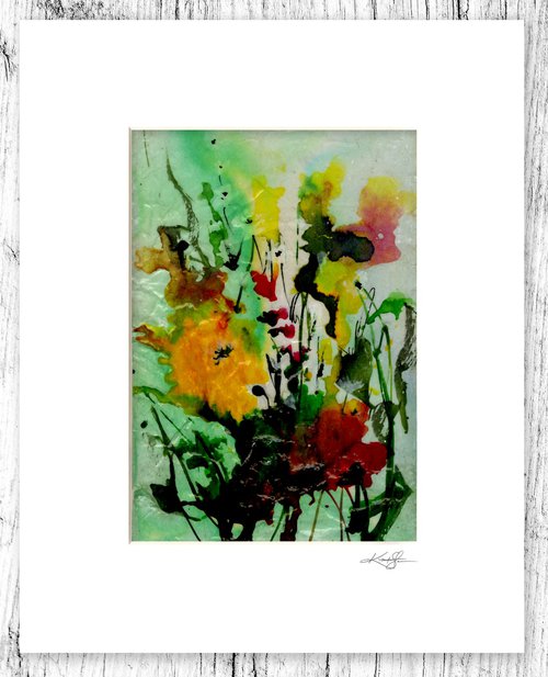 Floral Bliss 16 - Abstract Flower Painting by Kathy Morton Stanion by Kathy Morton Stanion