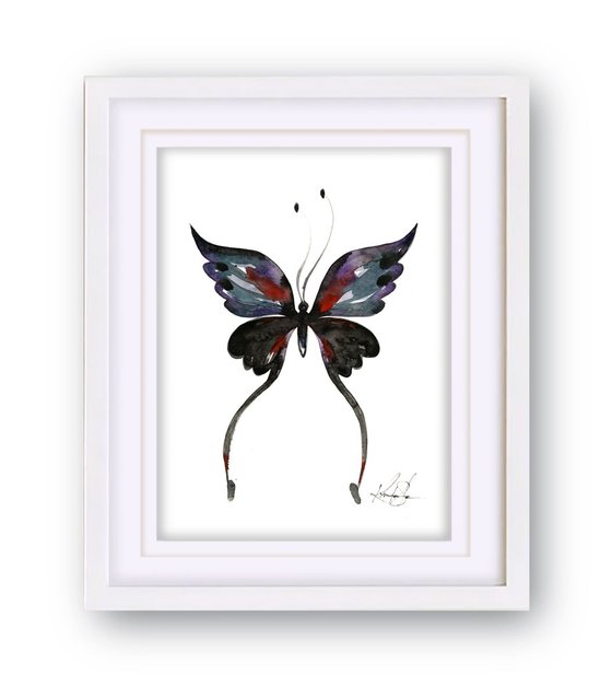 Watercolor Butterfly 13 - Abstract Butterfly Watercolor Painting