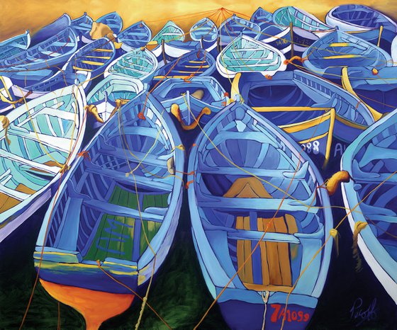 Blue Boats of Essaouira