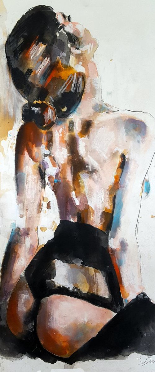 12-3-18 back study by Thomas Donaldson