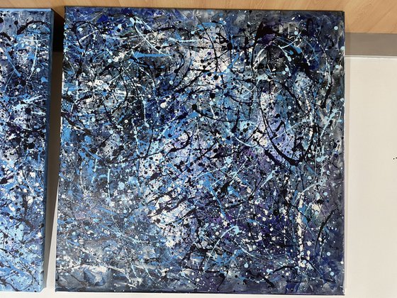 Abstraction in Blue and White