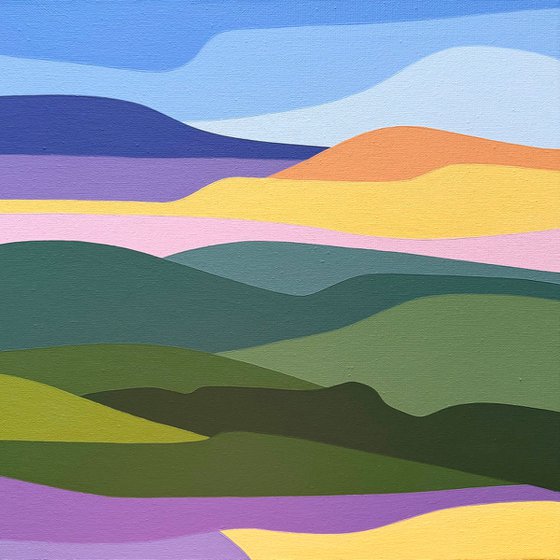 Over the Lavender Fields