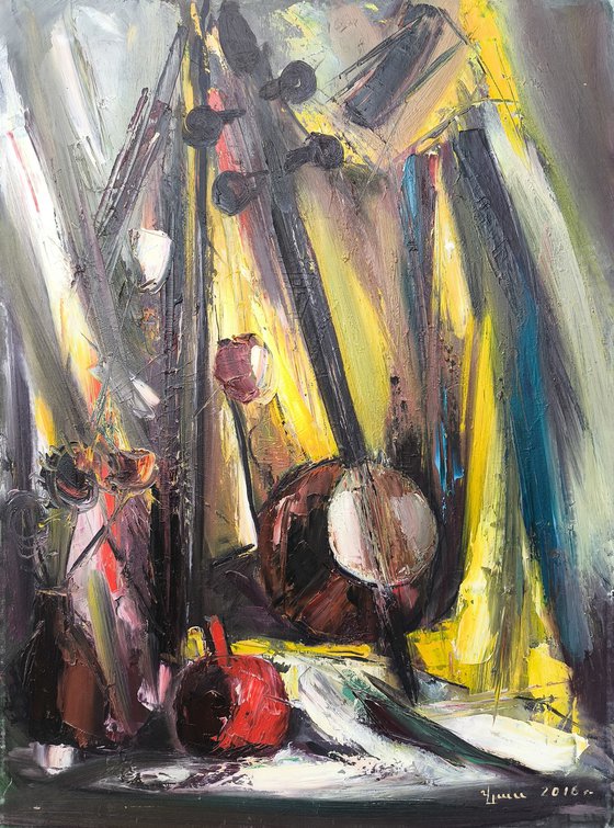 Still Life with Kamancha