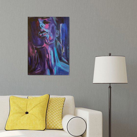 Expressionist Figurative Portrait — Uplifting