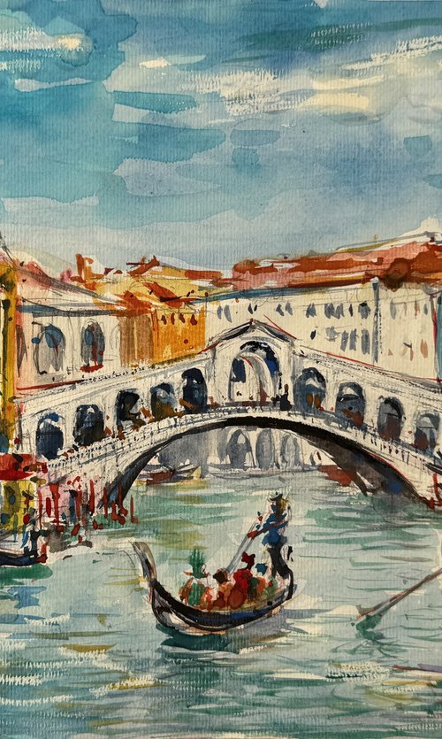 Ponte Rialto, Venice by Altin Furxhi