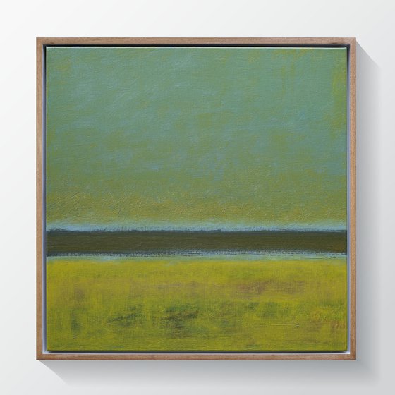 Mist On The Hill - Abstract Landscape