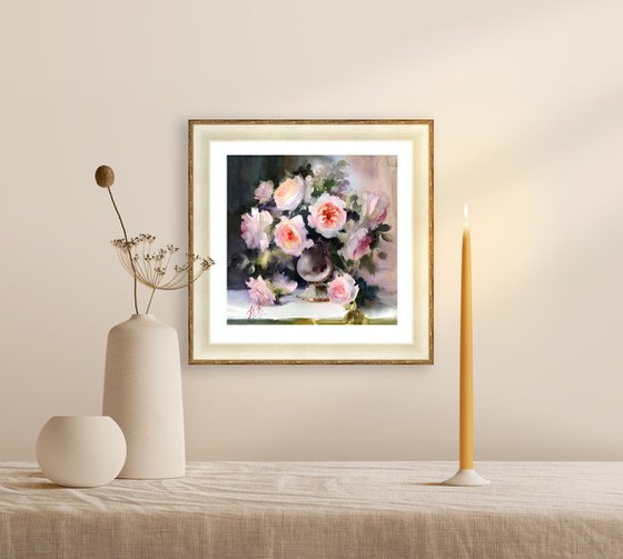 Bouquet of David Austin roses