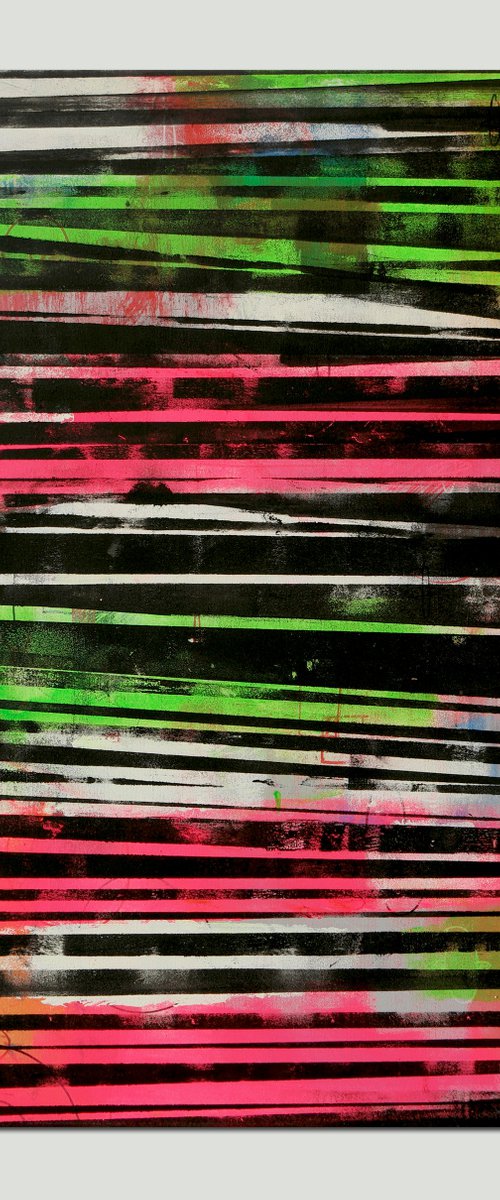 Neon Striped - Ronald Hunter - 24J by Ronald Hunter