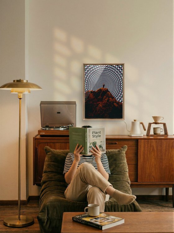 Hypnotized - Psychedelic Optical Art Print