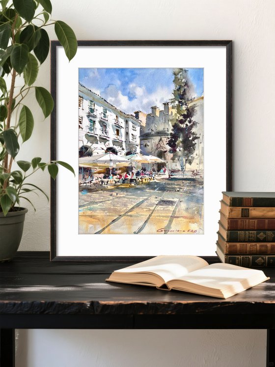 Sunlit Spanish Streets