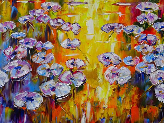Summer at the Water Lily Pond
