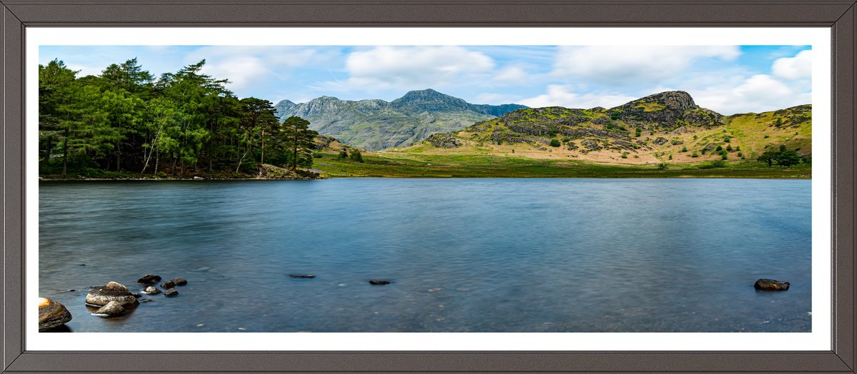 Photorealistic Photograph , Blea Tarn Panorama - Lake District Uk By Michael Mchugh, 29 X 14, Artwork For Sale On Artfinder