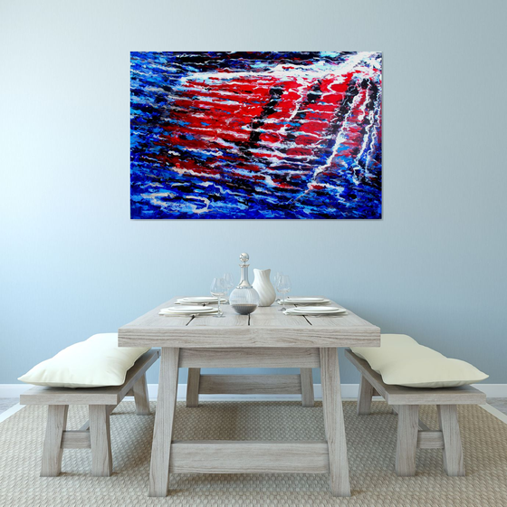 Ebb and Flow I ( Extra Large- 150 cm x 100 cm )