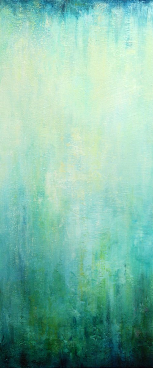 Abstract Turquoise II by Behshad Arjomandi