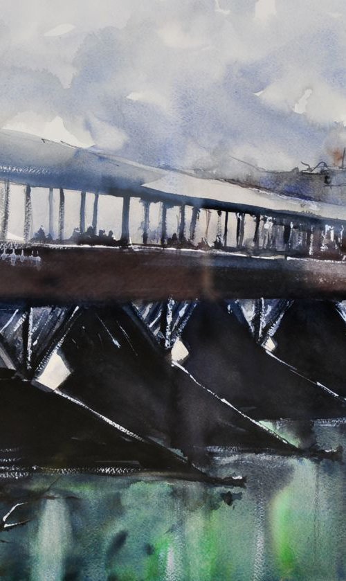 Il ponte nero by Flavio Furlan