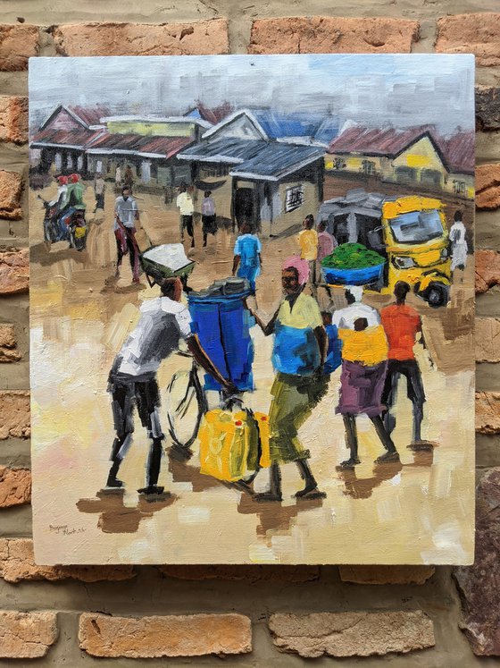 KUVUNURA (SELLING BANANA BEER)