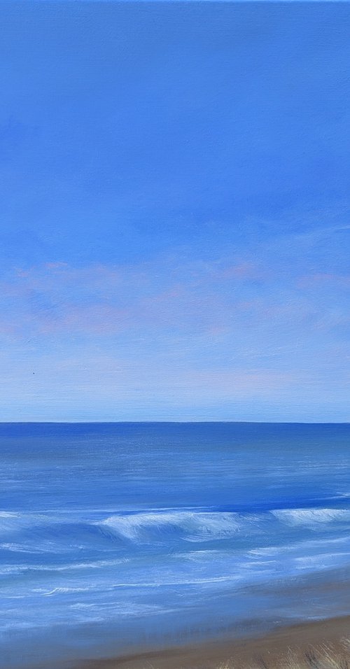 Summer View Sandsend by Sarah Louise Armstrong