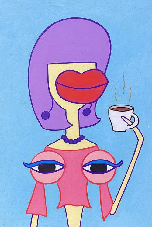 My tits love coffee by Ann Zhuleva