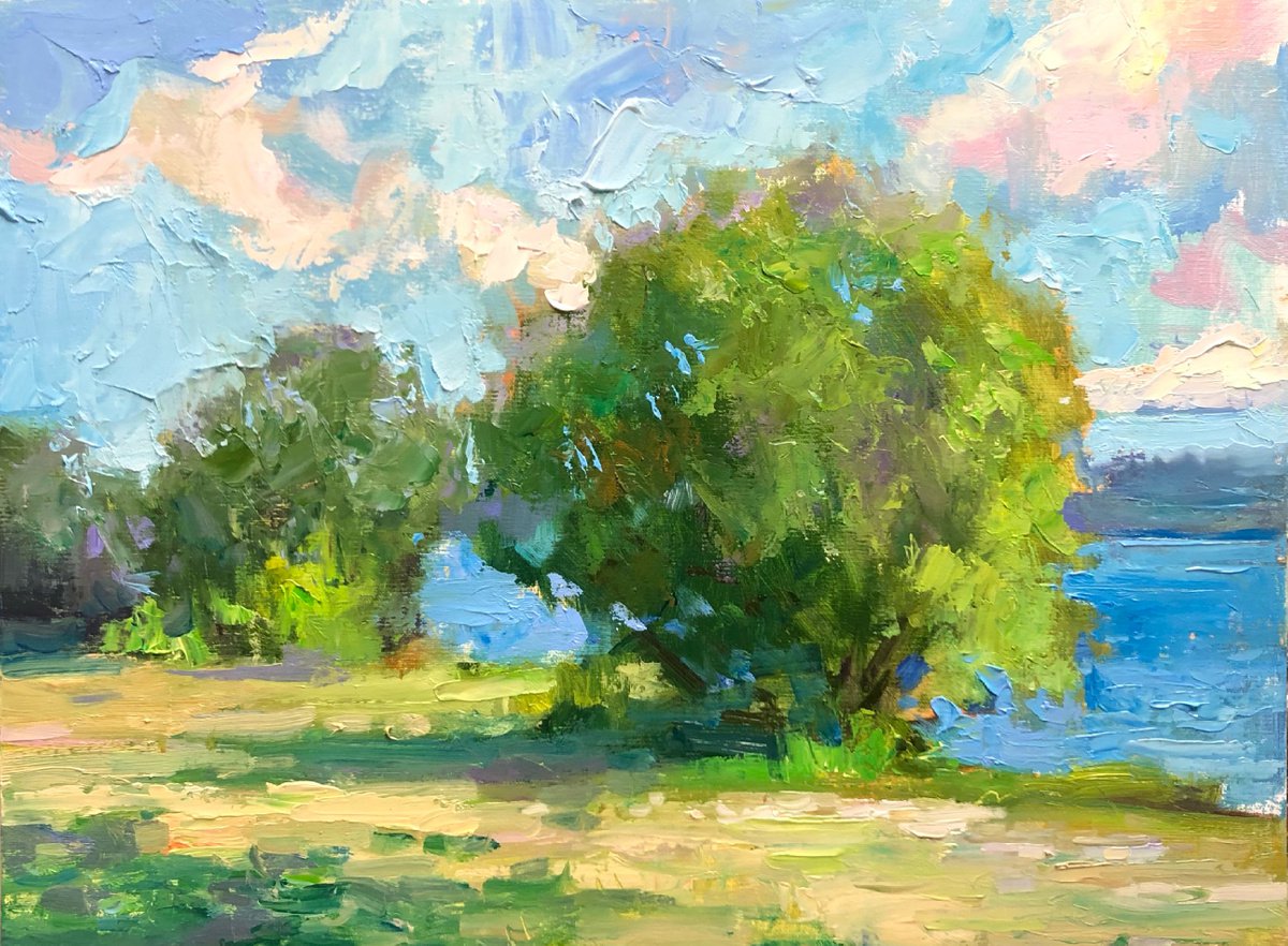 creating impressionist landscapes in oil