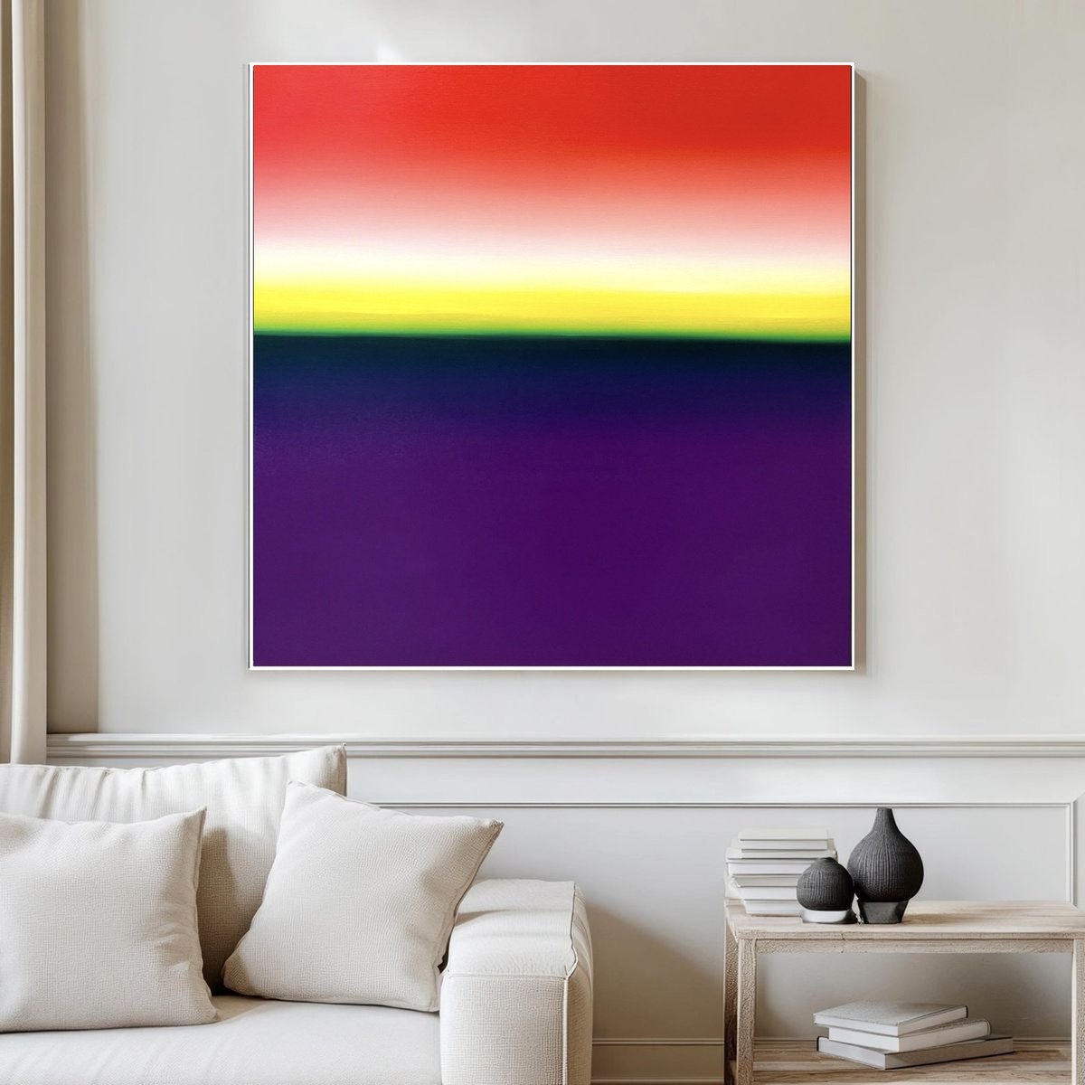 Surrealistic Oil Painting , Deep Inside 91, Sunset By Larissa Uvarova, 31 X 31, Artwork For Sale On Artfinder
