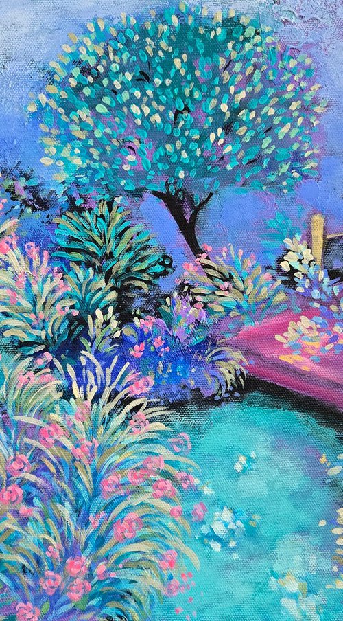 Shades of Blue by Karen Rieger