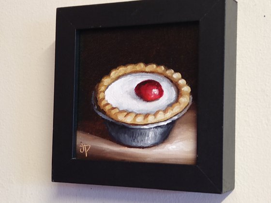 Little Bakewell tart still life