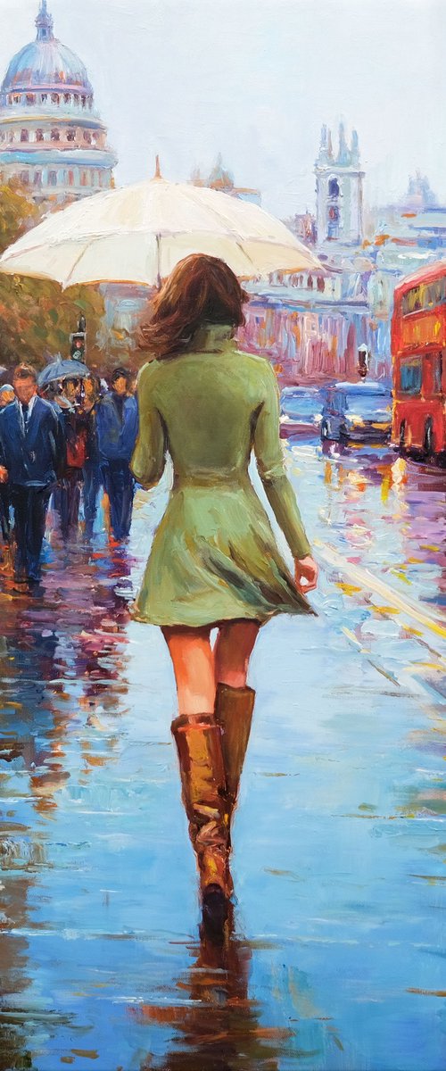 Reiny Day in London by Behshad Arjomandi