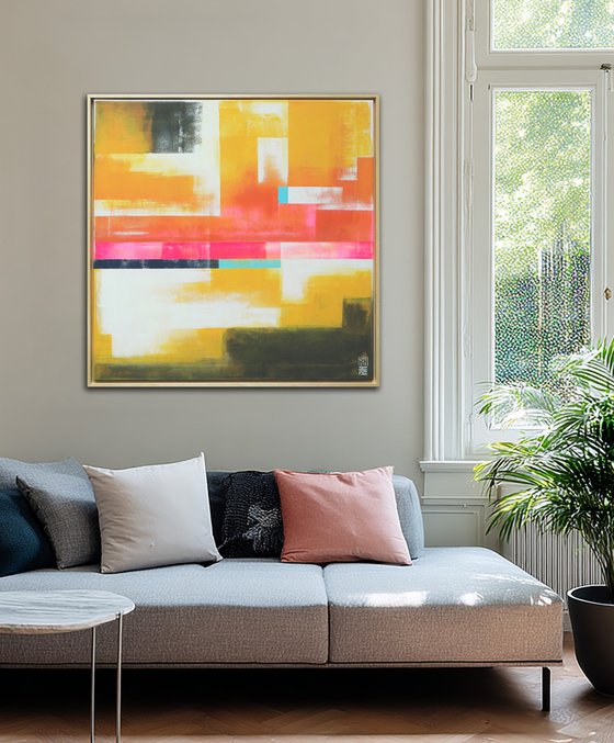 Untitled in Yellow Stripe