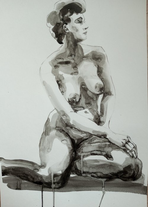 Monochrome Nude 2/1 by Oxana Raduga
