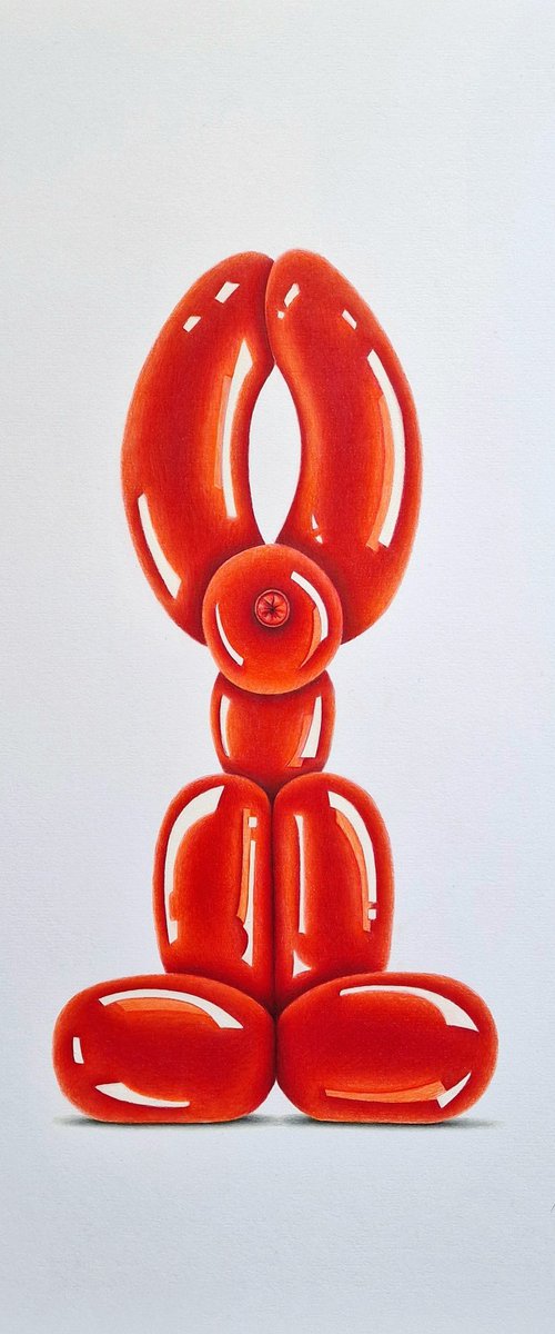 Red Balloon Dog by Daniel Shipton