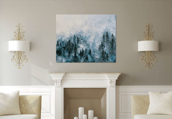 Forest Landscape Oil Painting