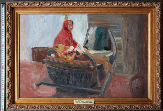 Girl in Russian costume