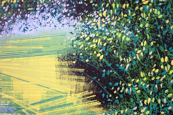 Summer Path In Bright Light