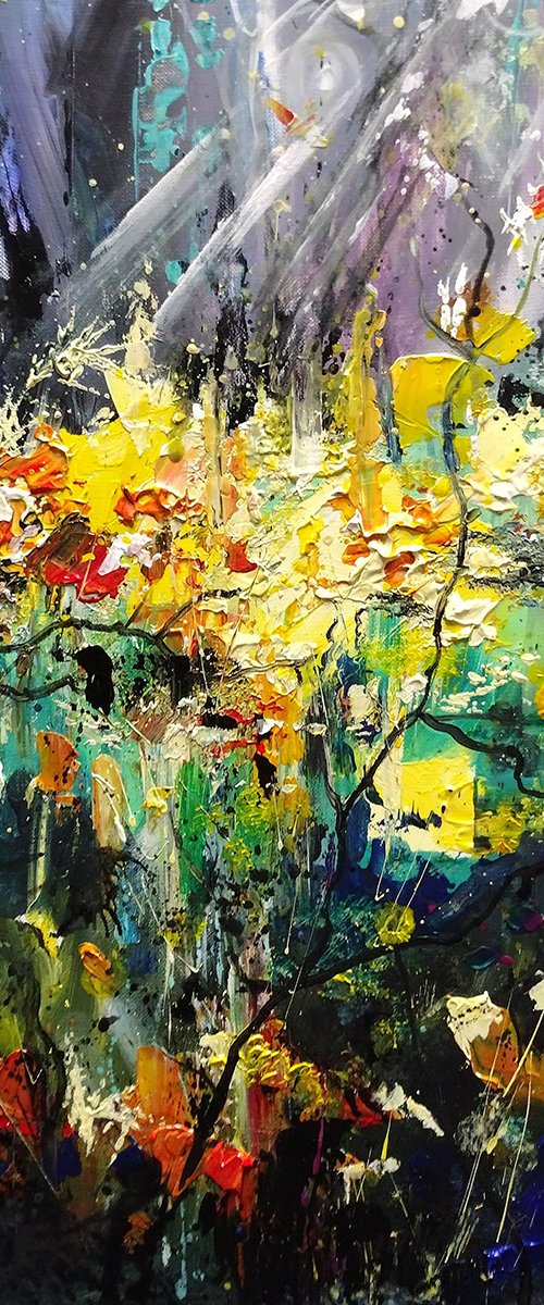 Abstract - Autumn Forest #1 by Andrew Alan Johnson