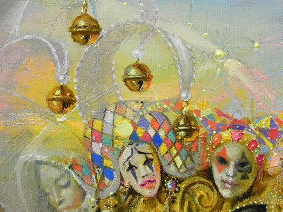 "Charm of Venice" Original Surreal Art