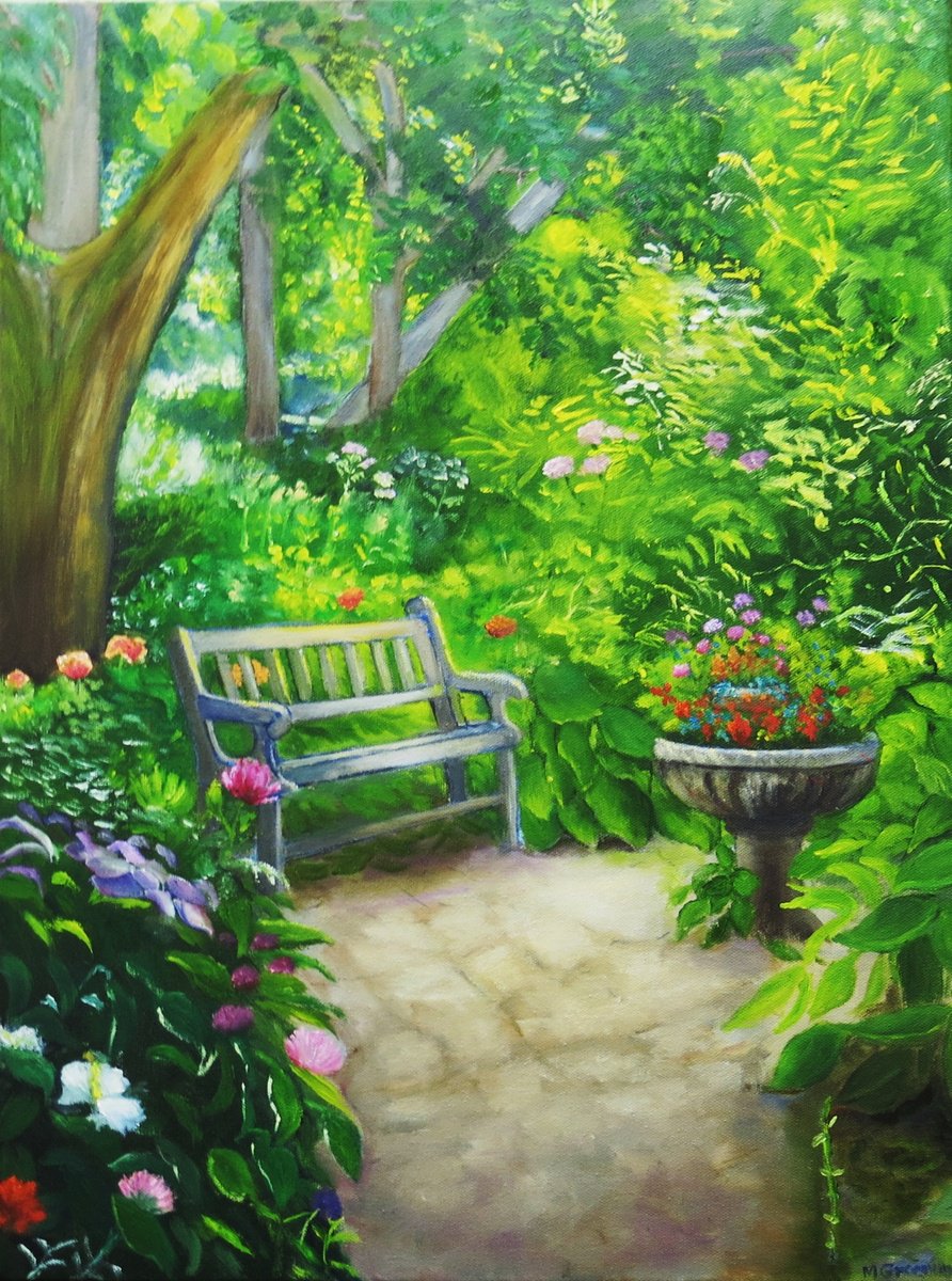 An English Garden by Maureen Greenwood