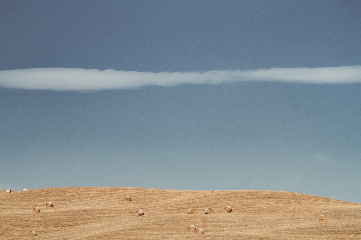 Impressionistic Landscape Photograph By Jan Walczewski, 24 X 16, Tuscan Summer No. 05, Original Artwork