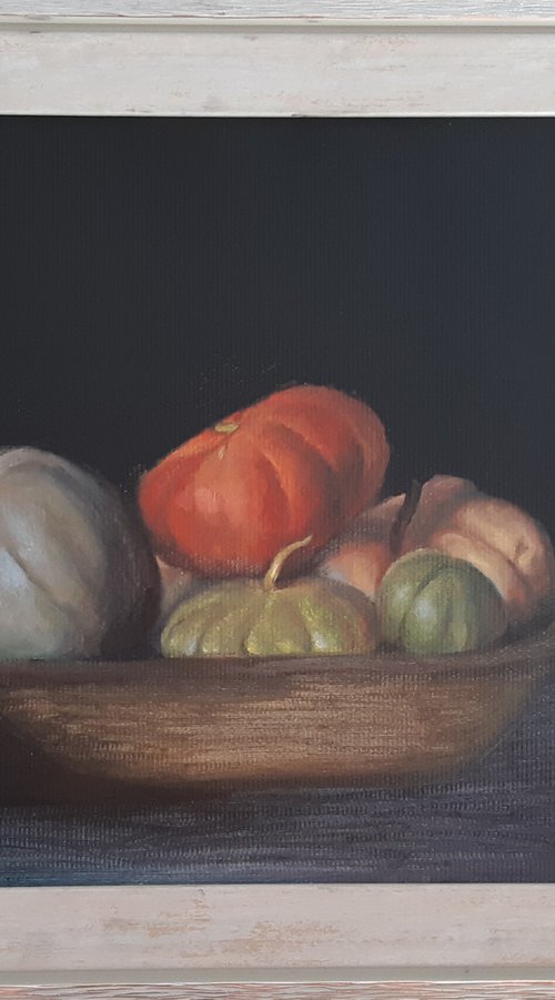 pumpkin still life by Viktória Déri