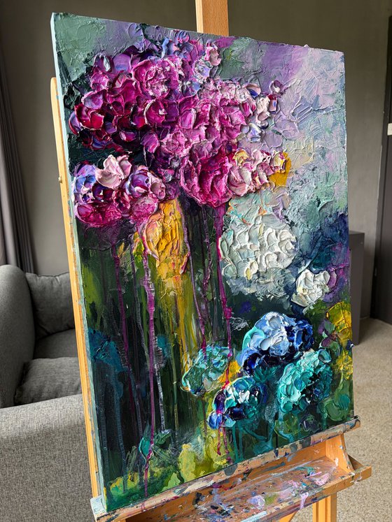 Rainbow Hydrangea II — Floral