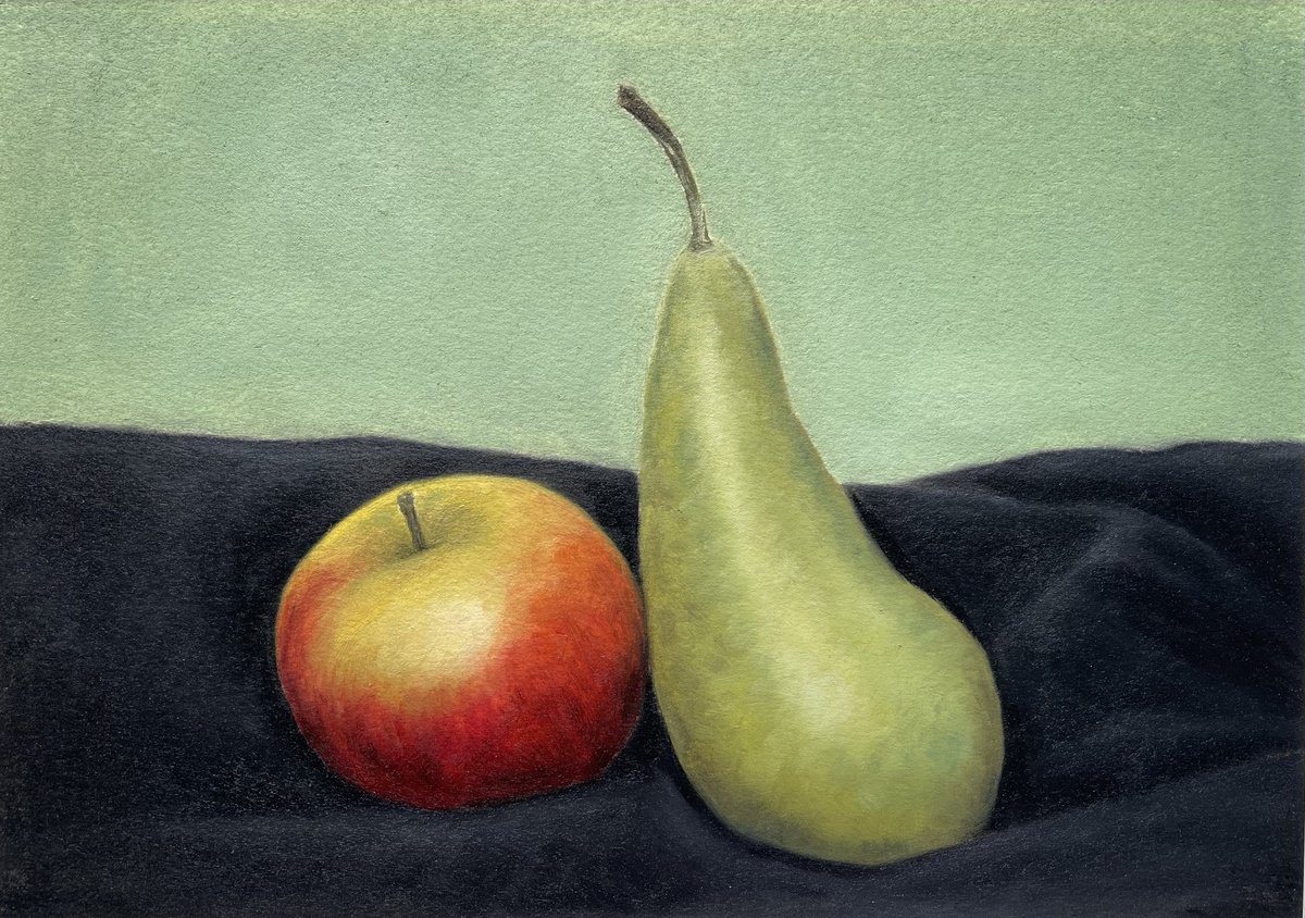 Apple and Pear by Emma Sperring