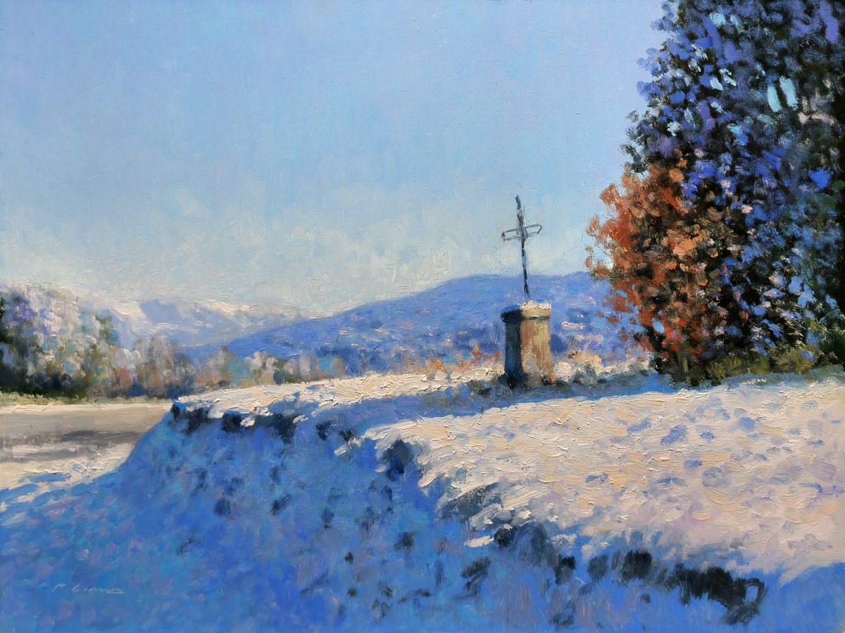 Calvary Of Les Ateliers By Pascal Giroud, 16 X 12, Artwork For Sale On Artfinder