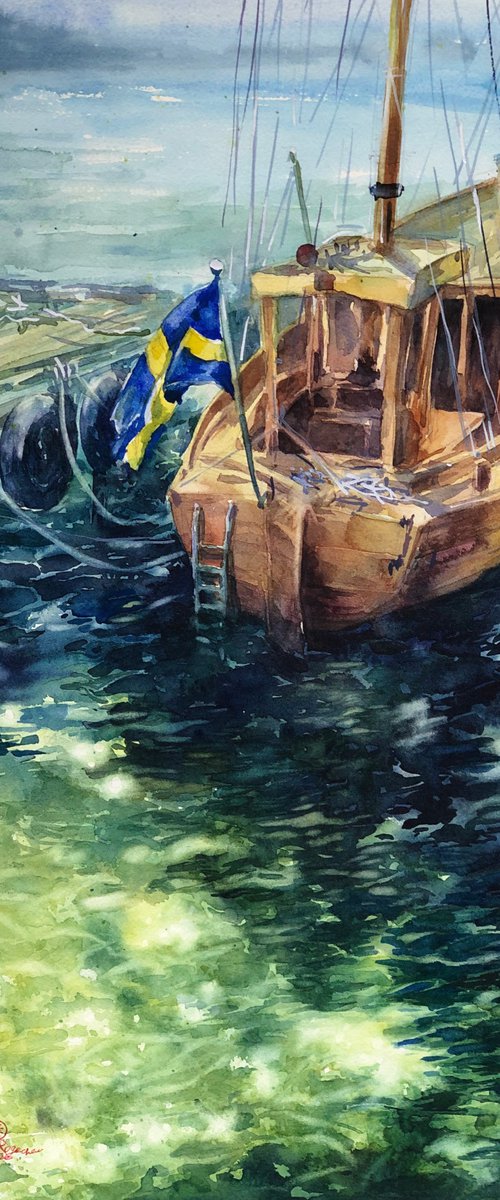 Swedish summer by Larissa Rogacheva