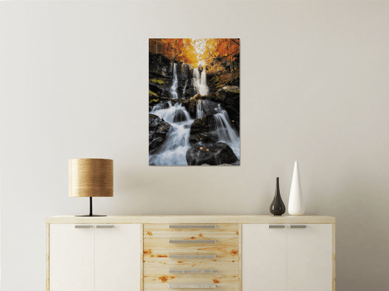 DARDAGNA FALLS - Photographic Print on 10mm Rigid Support