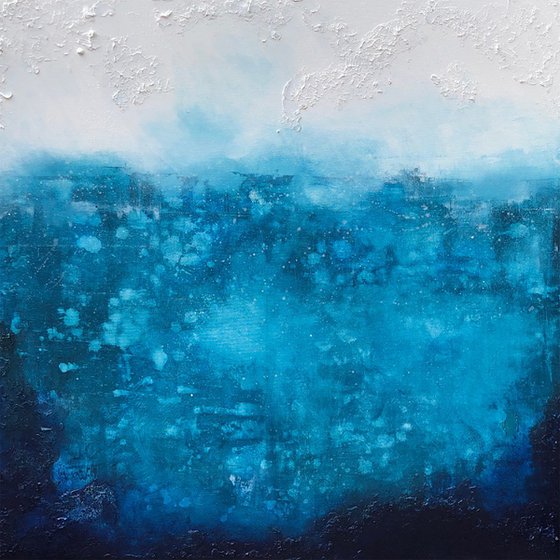 deeper blues (80 x 80 cm) Dee Brown Artworks