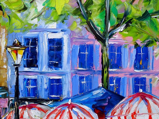 In a Parisian Street Café