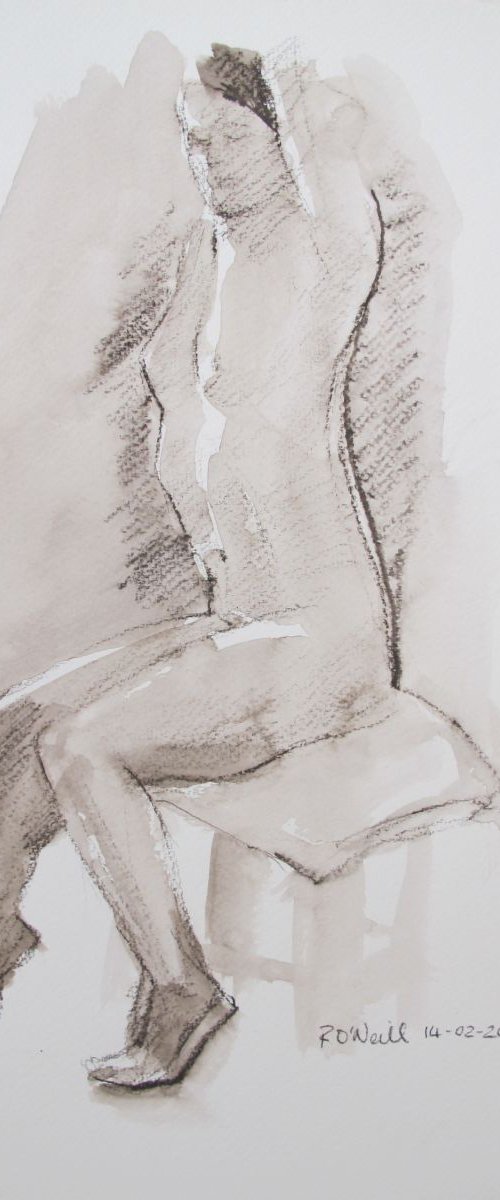 seated female nude by Rory O’Neill