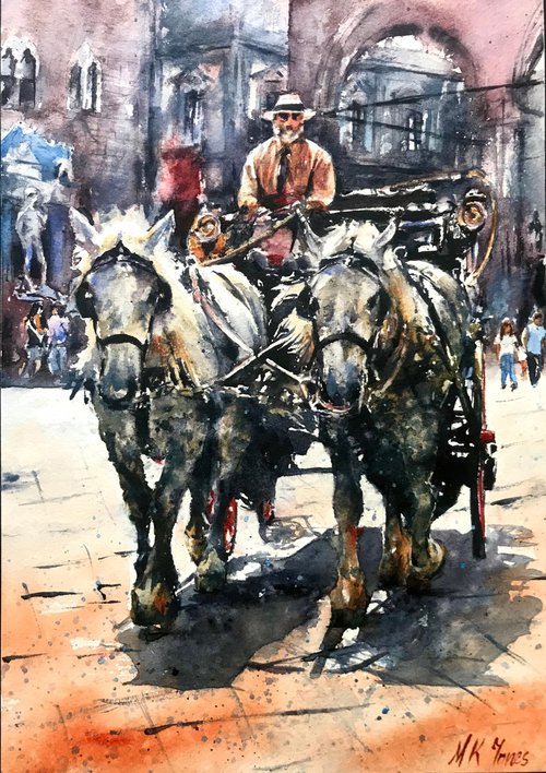 Florence by carriage by Monika Jones