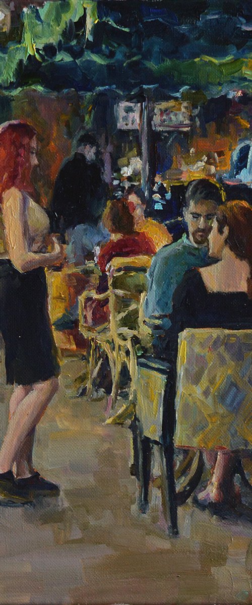 Café, street #5 by Vachagan Manukyan