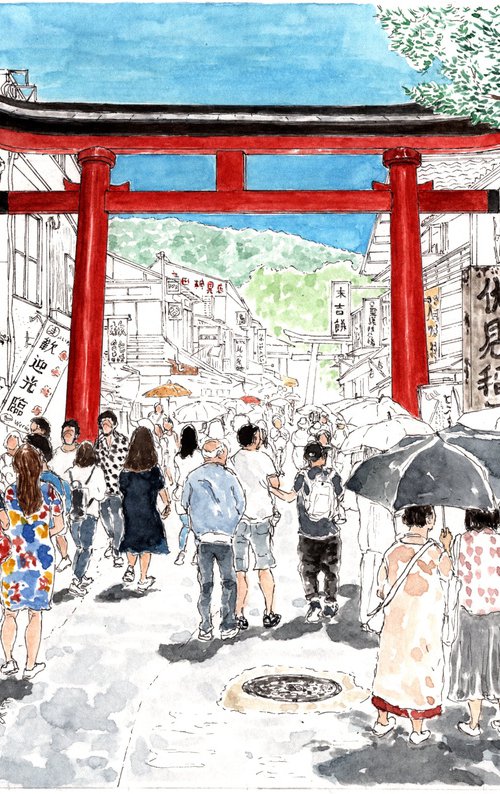 Red Gate Kyoto by Orlando Marin-Lopez