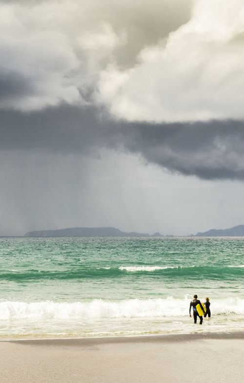 RAINSTORM OVER SEA by Andrew Lever